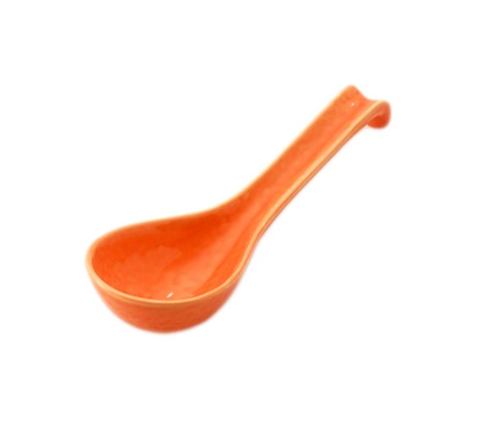 Ceramic Soup Spoon Orange