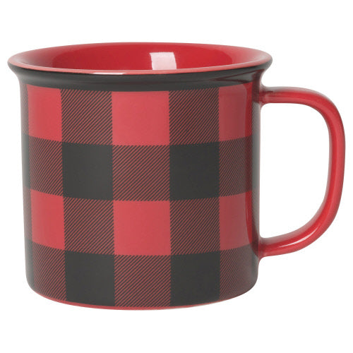 Heritage Mug - Buffalo Check 12oz