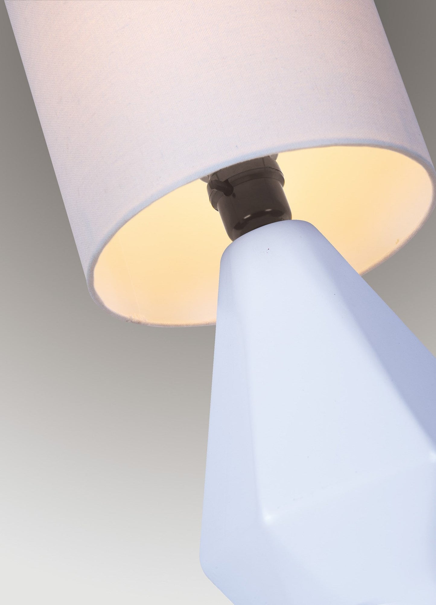 Mason Table Lamp White