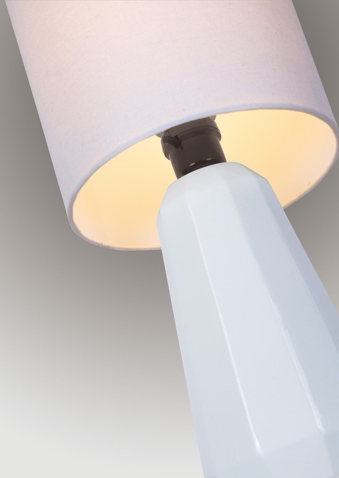 Charna Table Lamp in White