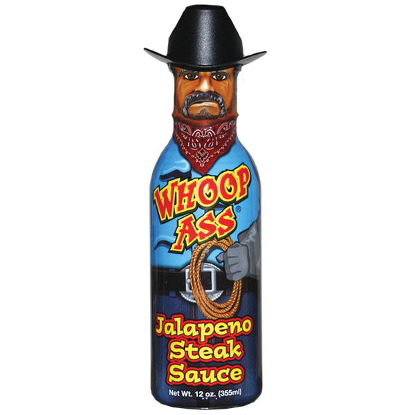 Barbecue Hot Sauce Whoop Ass Cowboy Jalapeno Steak