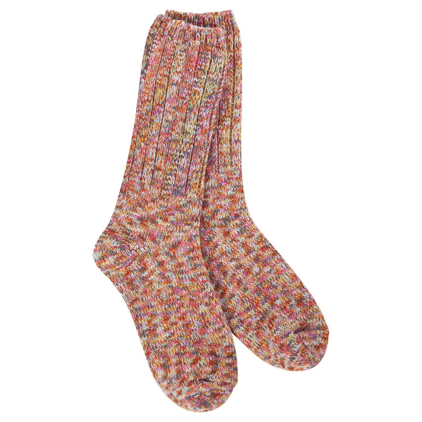Socks - World's Softest Ragg Crew Floral
