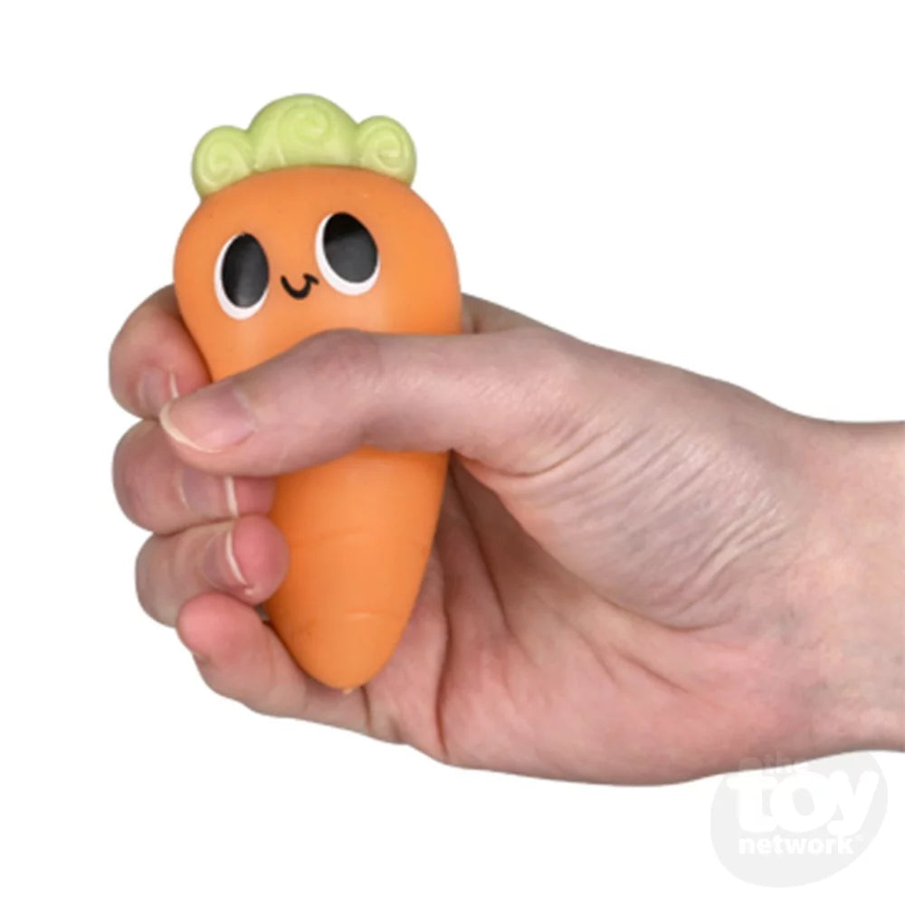 Easter Squish & Stretch Carrot 3.5" Sold Individually