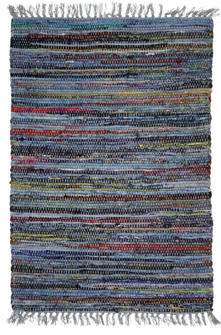 Sturbridge Rag Rug Cotton Denim 24" x 72"