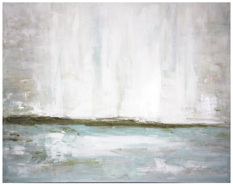 Gallery Wrap - Lush Banks 40x50" (Hand Painted)