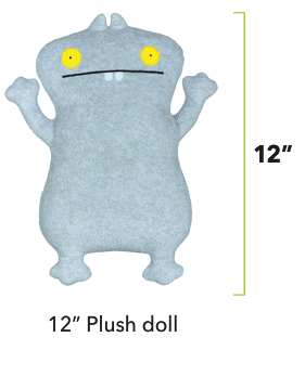Uglydoll Plush Babo 12"