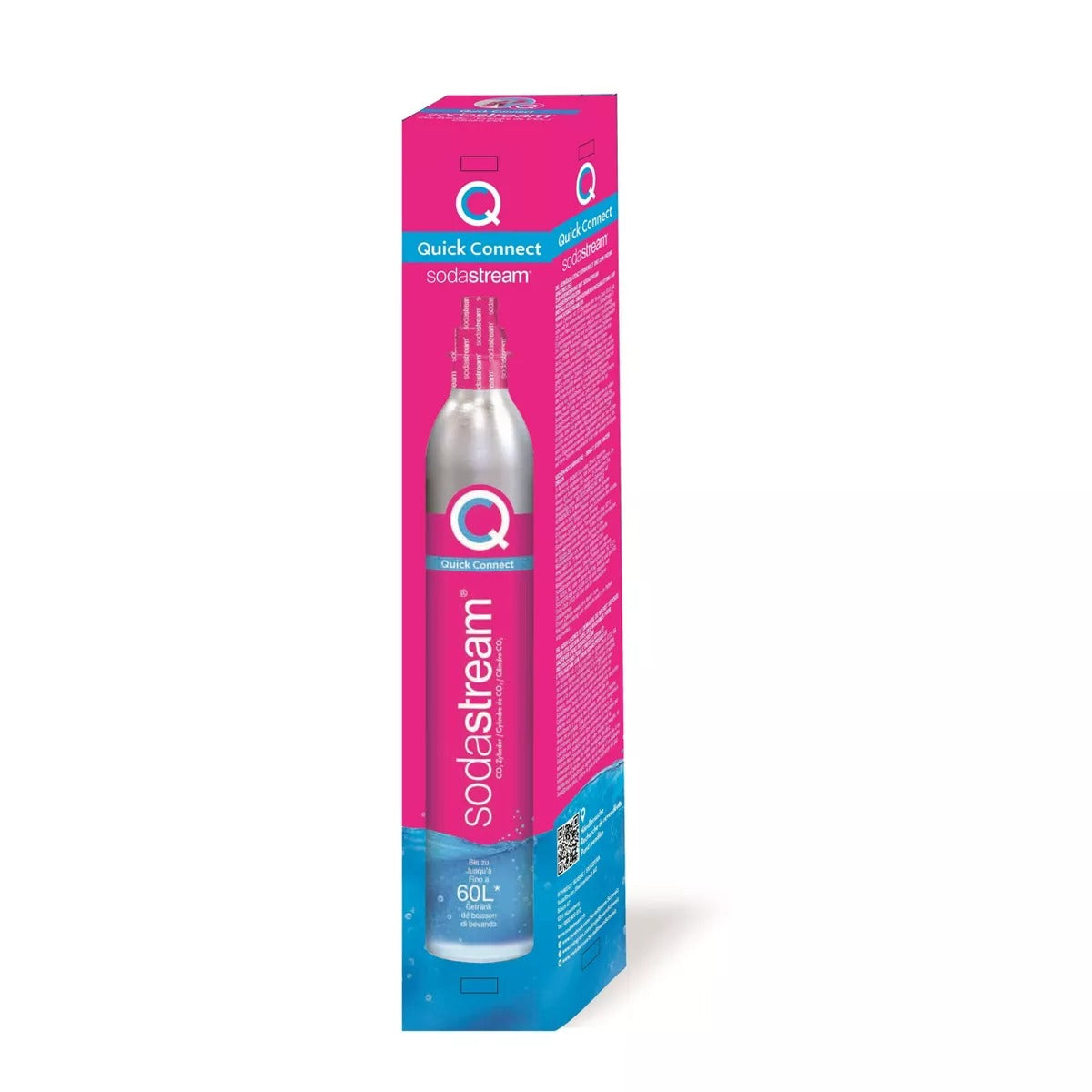 (PINK TOP) SodaStream Co2 Exchange Refill Carbonator 60l