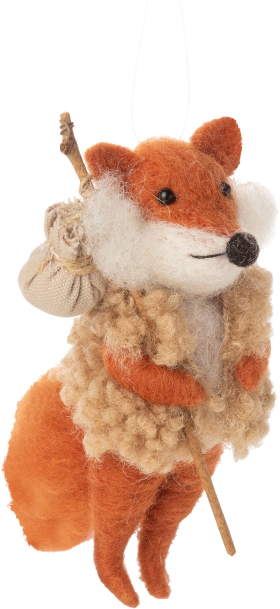 Ornament - Felt Hiking Fox