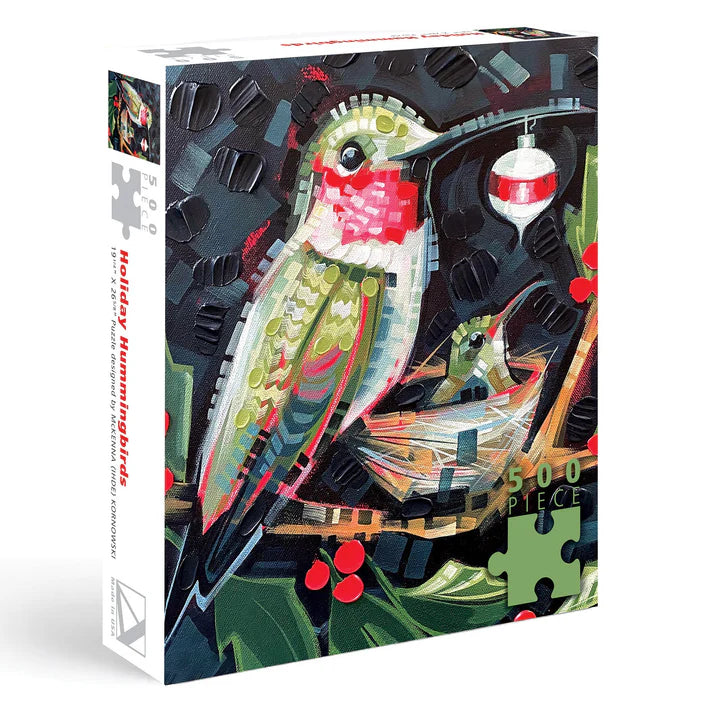 Holiday Puzzle 500 Piece Holiday Hummingbirds