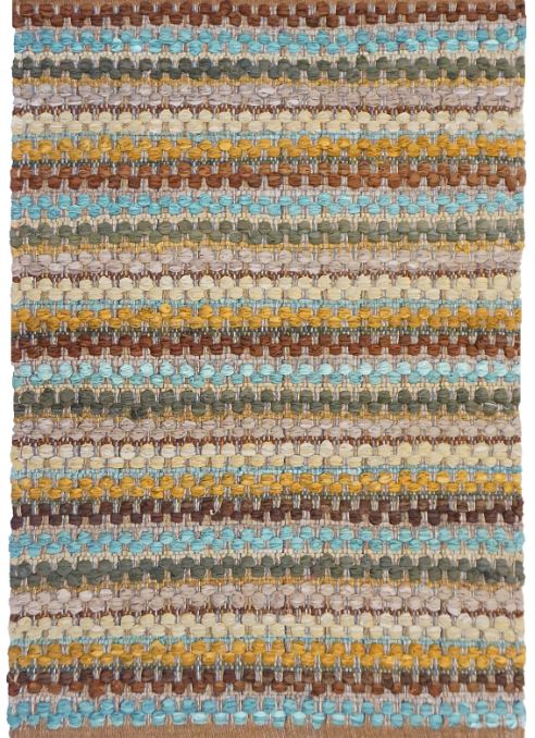 Strata Rag Rug Cotton Nutmeg 2' x 3"
