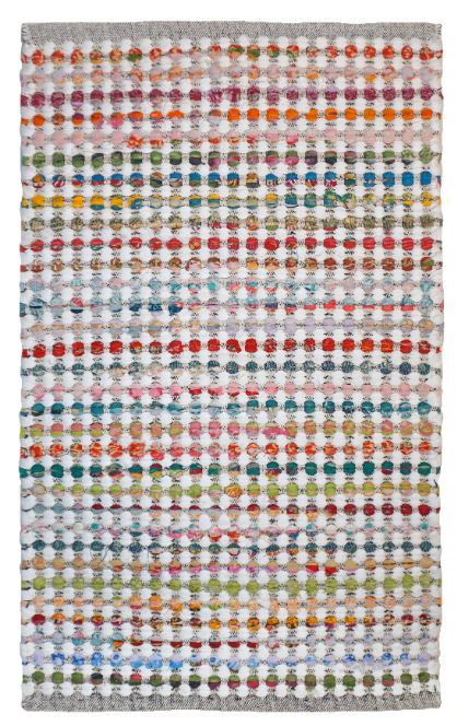 Carter Rag Rug Cotton Pink 2' x 3'
