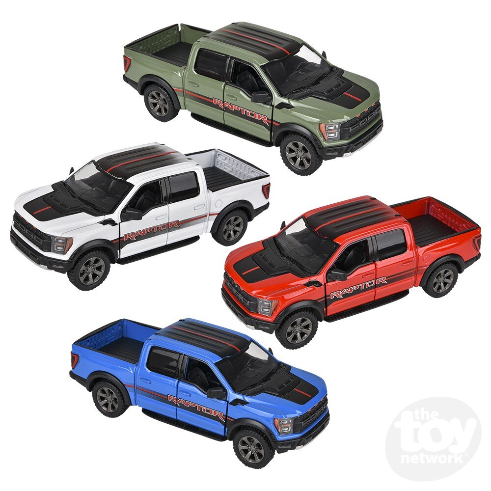 Diecast Pullback 2022 Ford F150 Raptor Livery 5" (Sold Individually)