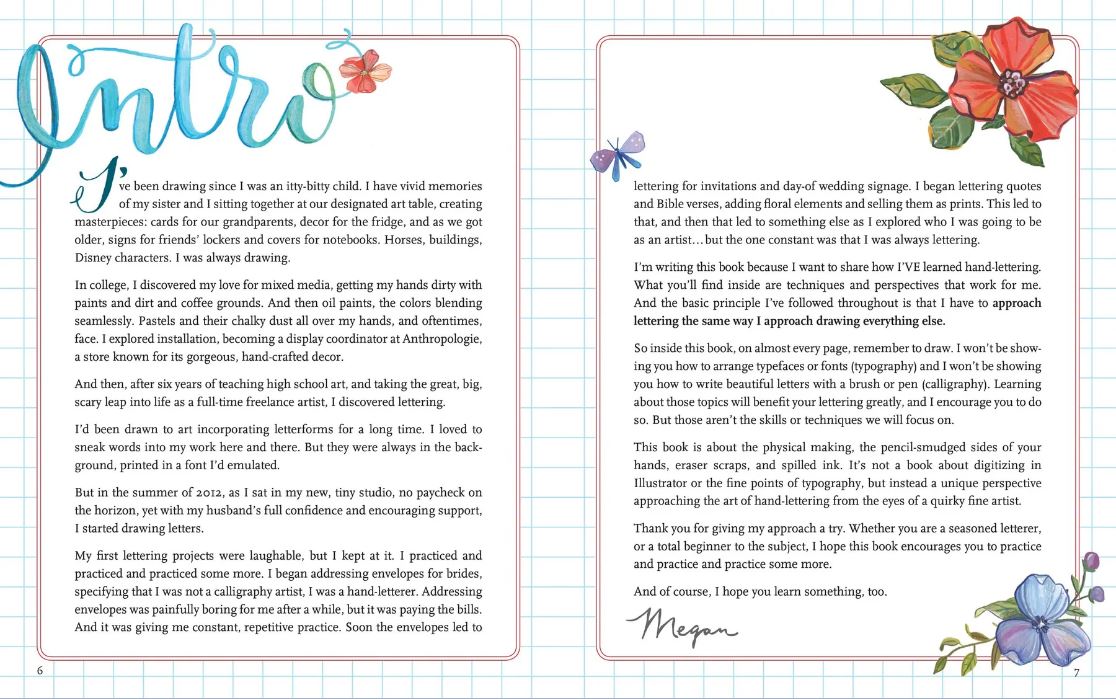 Art Center Artist's Book Hand Lettering