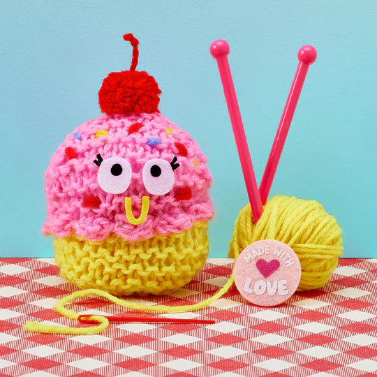 Snack Knit Kit Cupcake Cutie