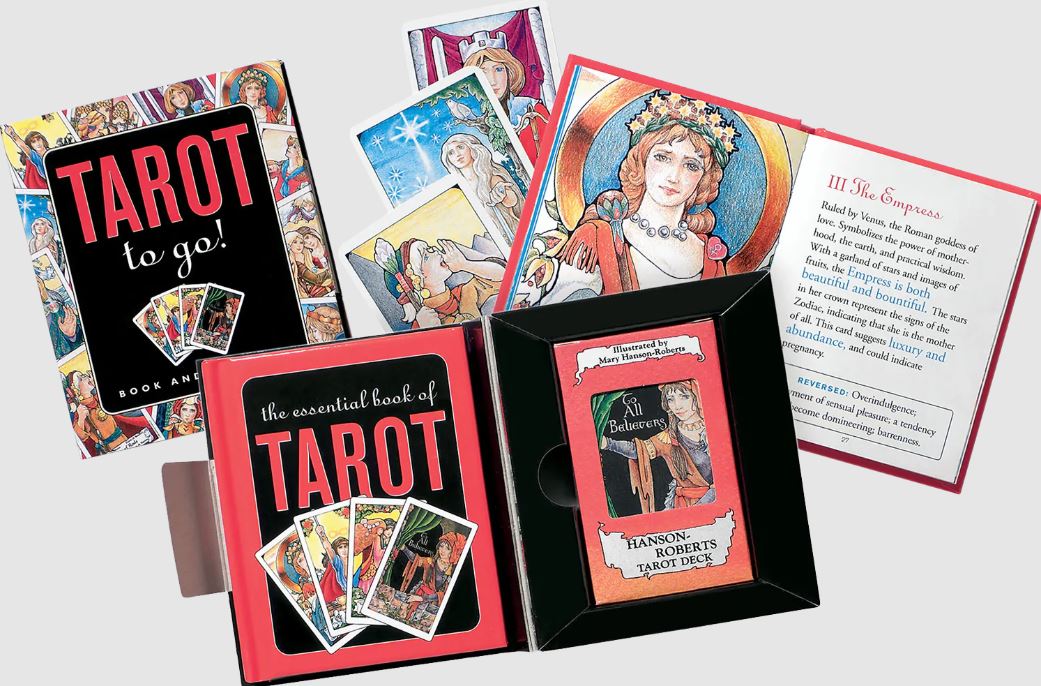 Tarot to Go Book & Card Set