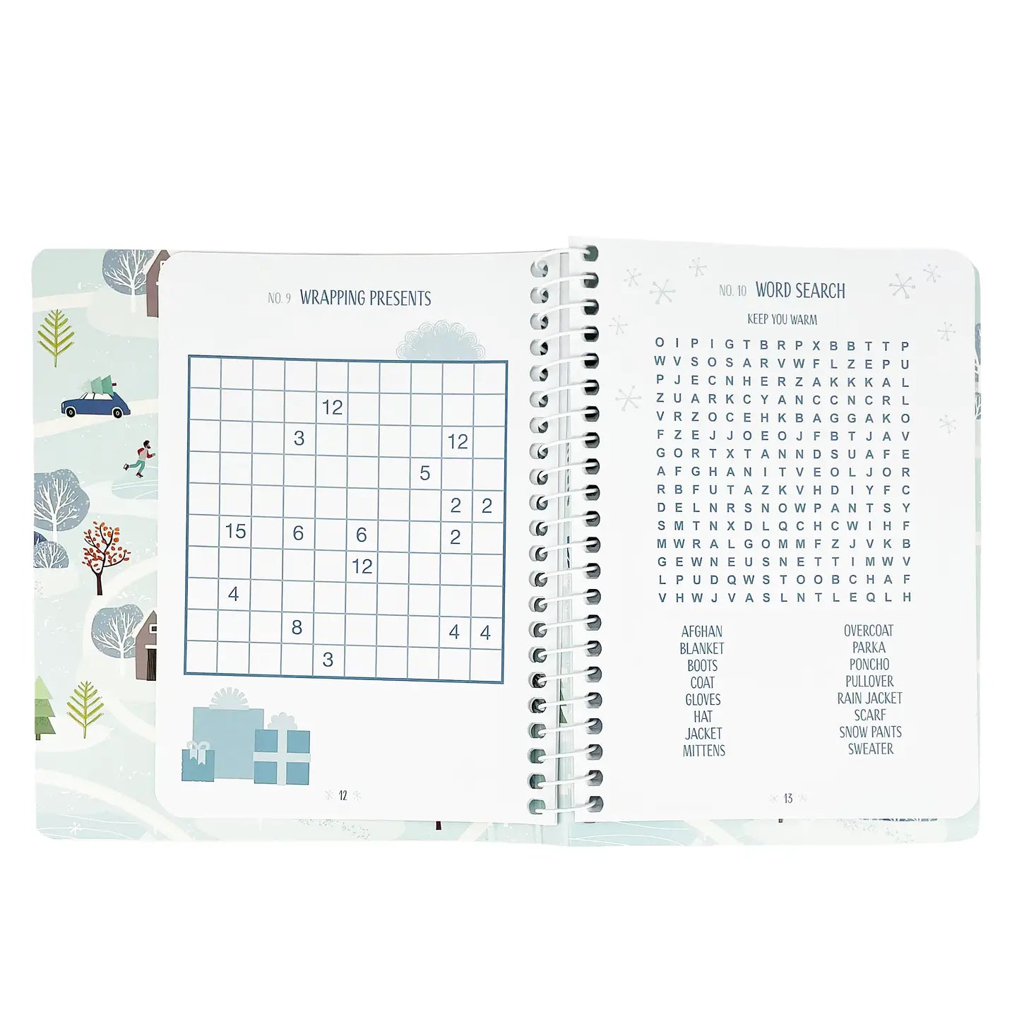 Holiday Vintage Christmas Puzzle Book