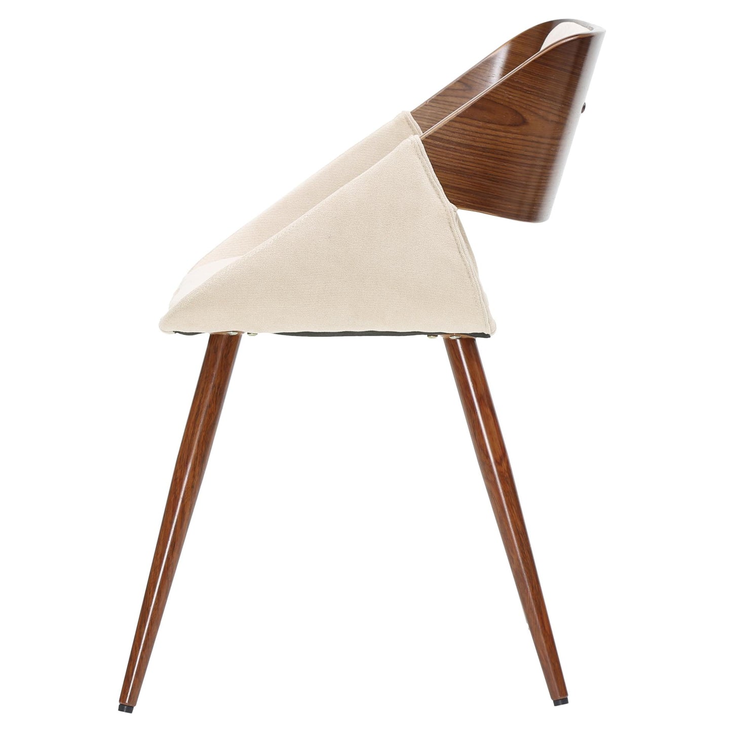 Cyprus KD Fabric Chair Santorini Sand Walnut