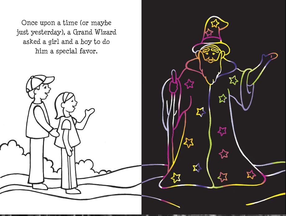 Scratch And Sketch Trace Along Activity Book Enchanted Forest