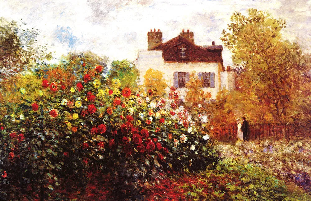 Fine Art Poster 11" x 17" Monet Garden at Giverny