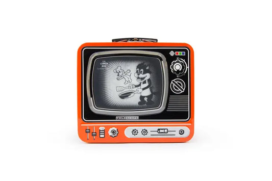 Tin Lunch Box - Retro TV Cartoon Orange