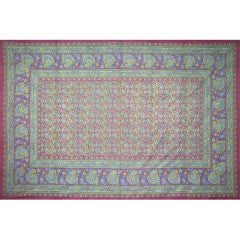 Tapestry Single Size Classic Paisley Burgandy
