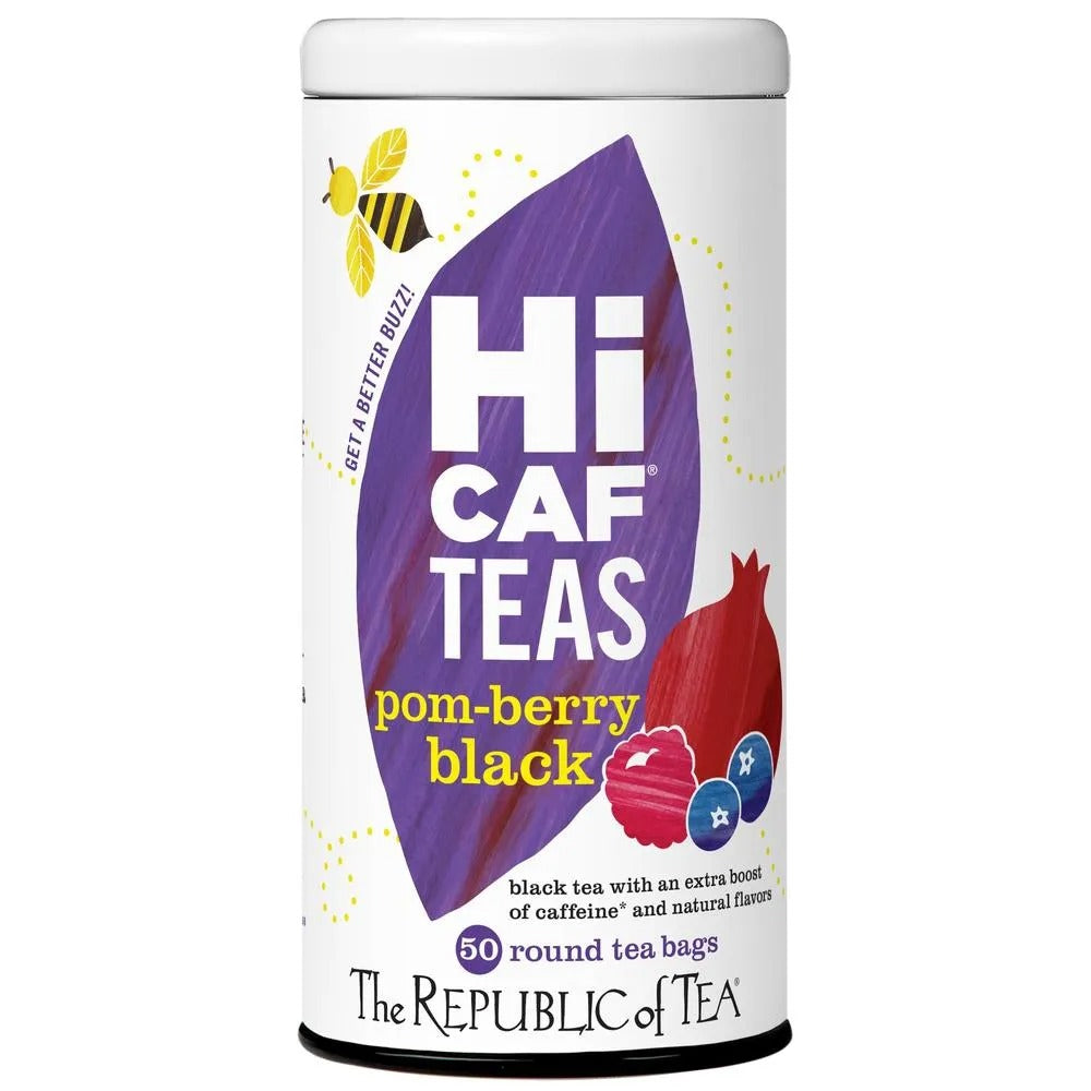 HiCaf Tea Tin - Pom-Berry Black 50bags