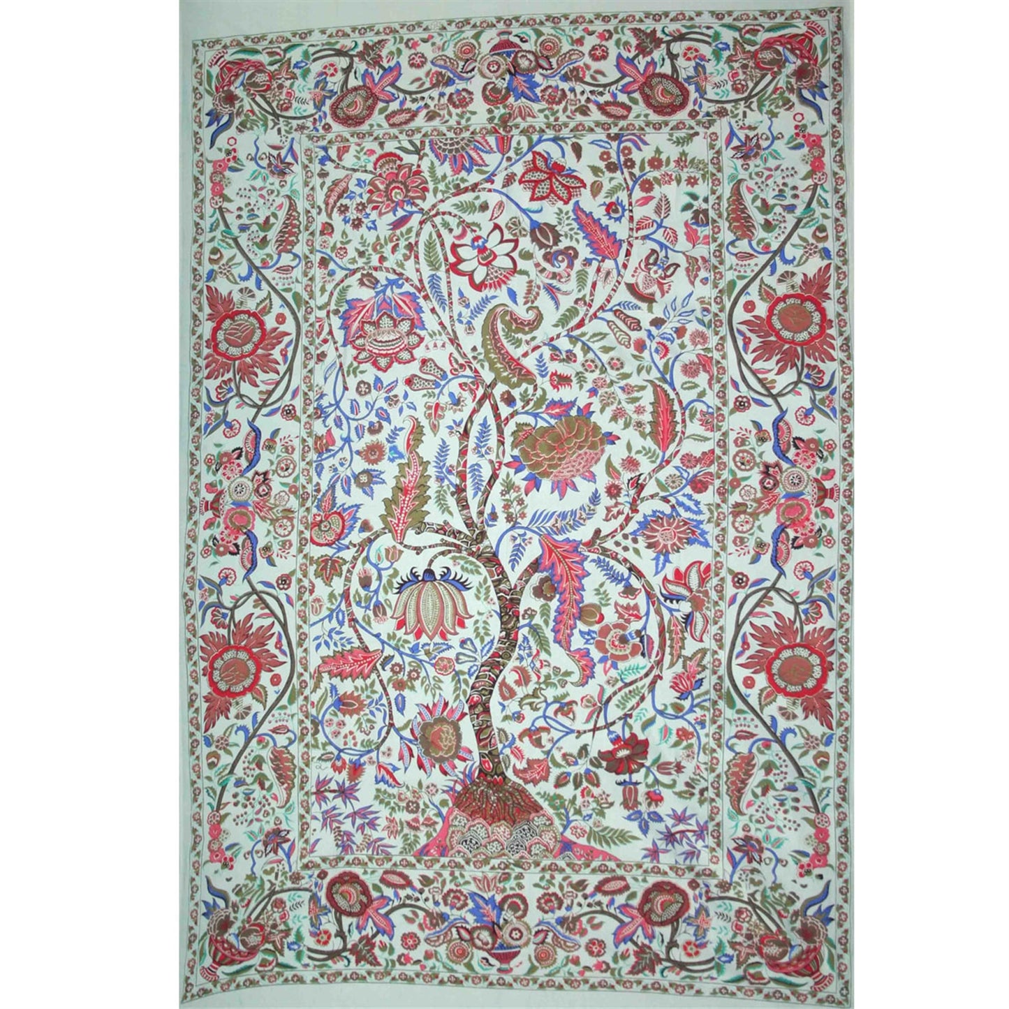Tapestry Twin Size Tree Of Life Green