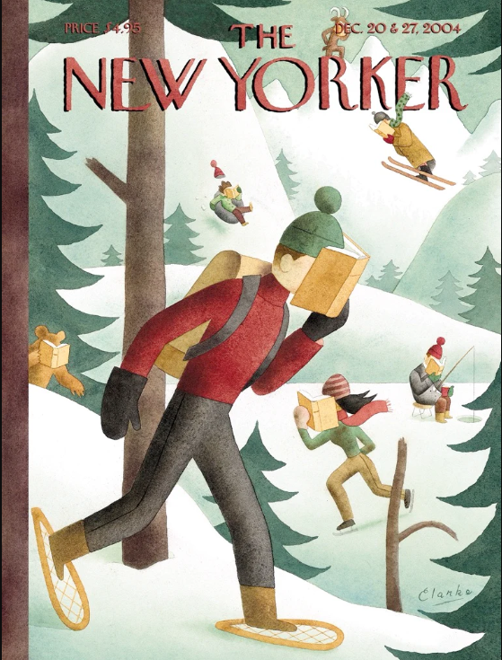 New Yorker Puzzle 500 Piece Winter Page Turner