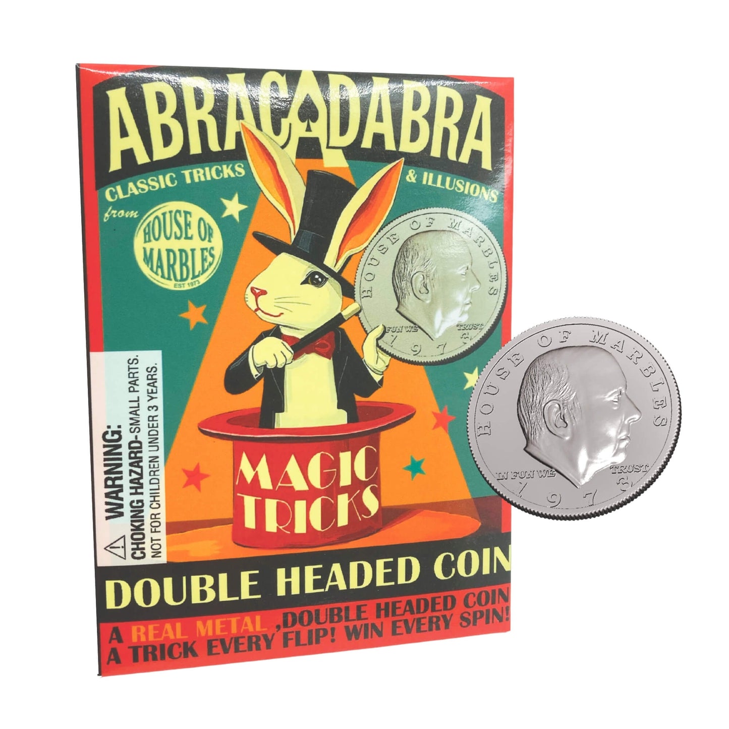 Magic Trick Double Headed Coin