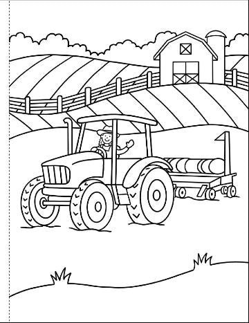 My First Coloring Book On The Farm