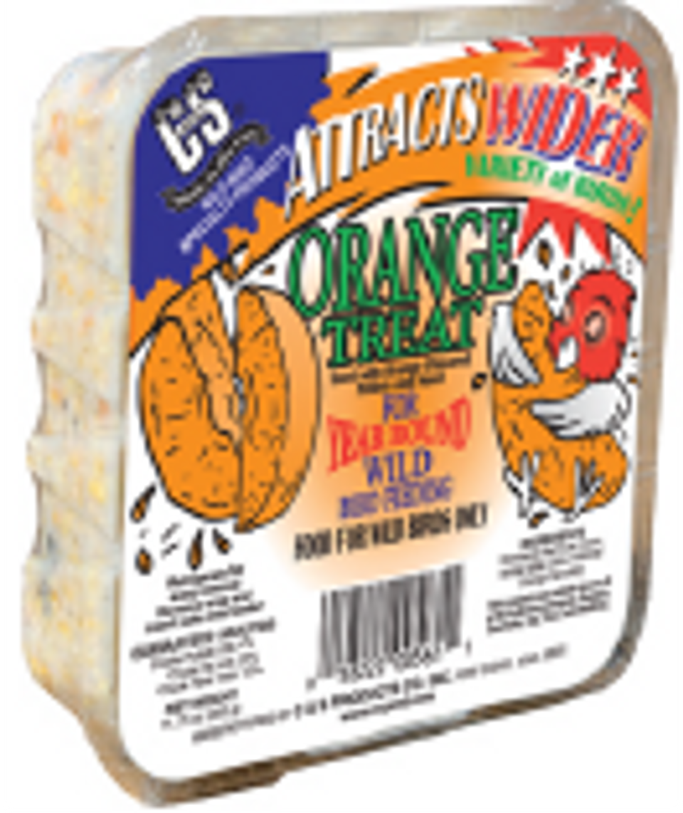 Bird Accessories - C&S Suet Orange Treat