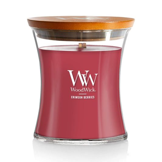 Woodwick Candle - 10oz - Crimson Berries