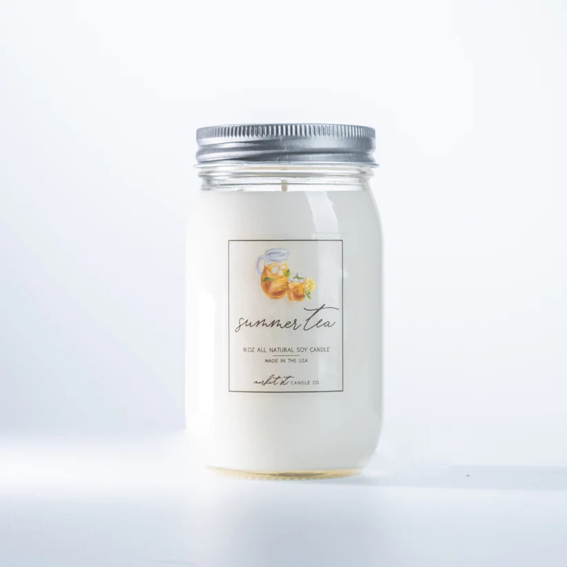 Soy Candle - 16oz - Summer Tea
