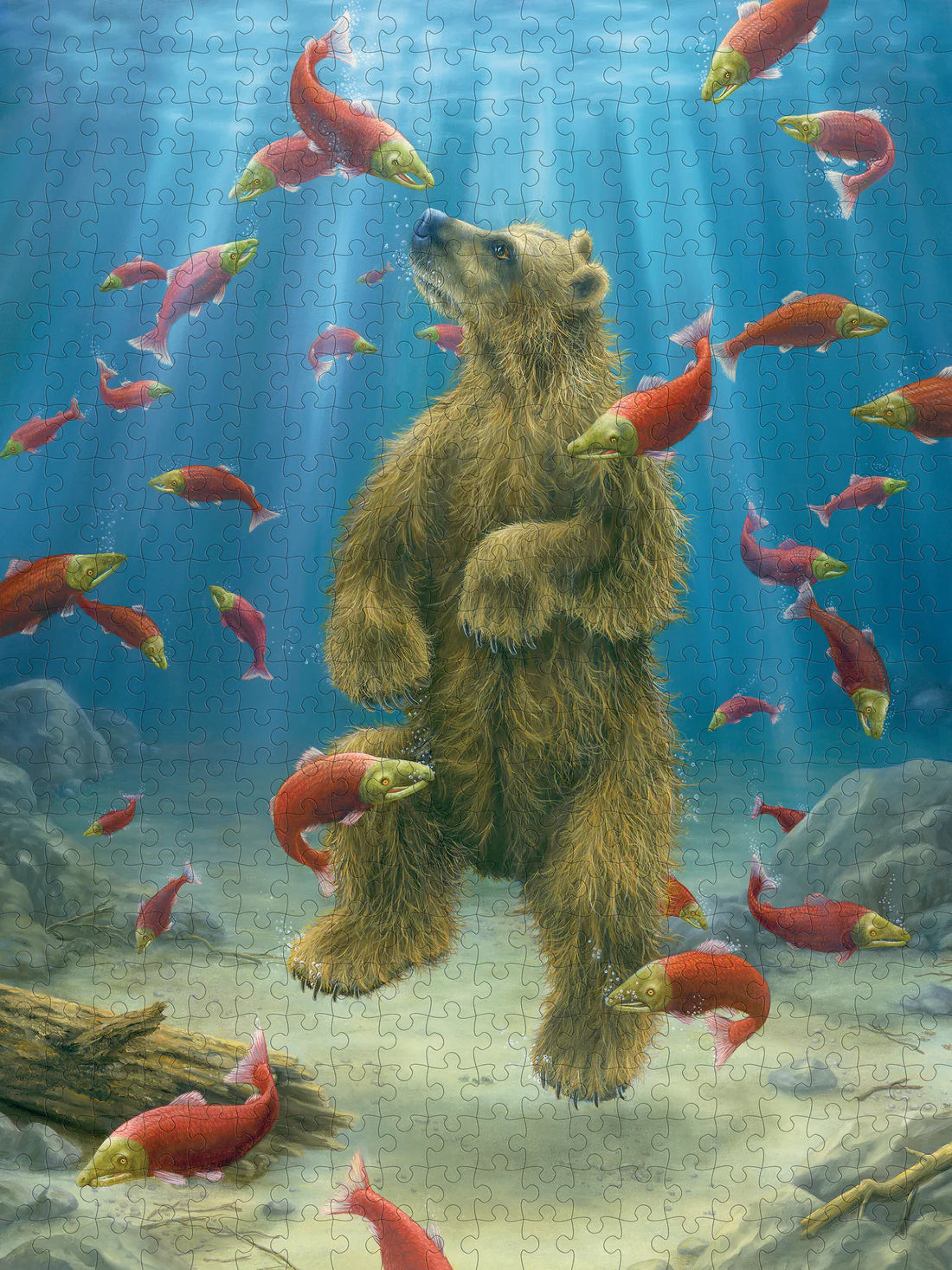 Puzzle 500 Piece - Robert Bissell - The Swimmer