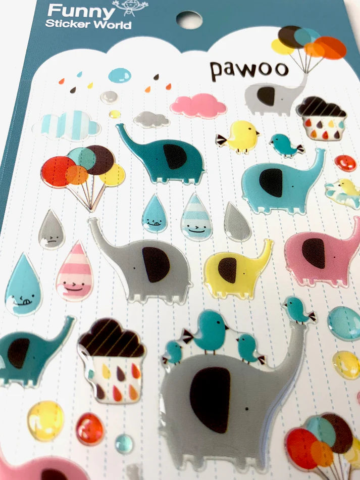 Stickers Elephant Pawoo Gel