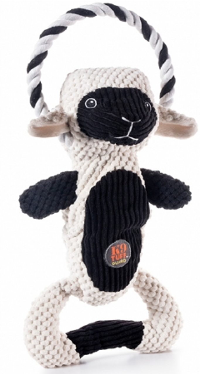 Dog Toy - Charming Pet Scruffles Lamb White Small