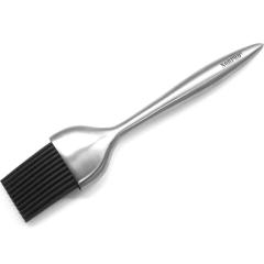 Basting Brush Silicone-black Stainless Steel-handle Small
