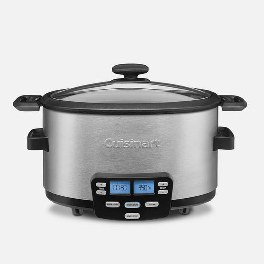 Electric Slow Multi Cooker Central 4qt Metal Insert