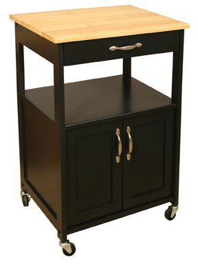 Kitchen Cart With Black Base 23x17