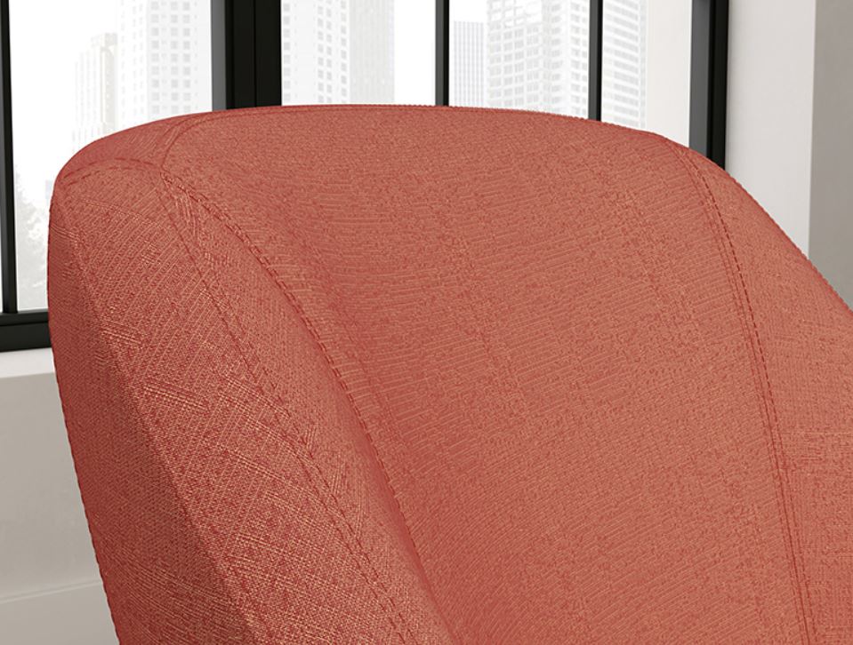 Chair Occasional Harvey Park Collection Burnt Orange