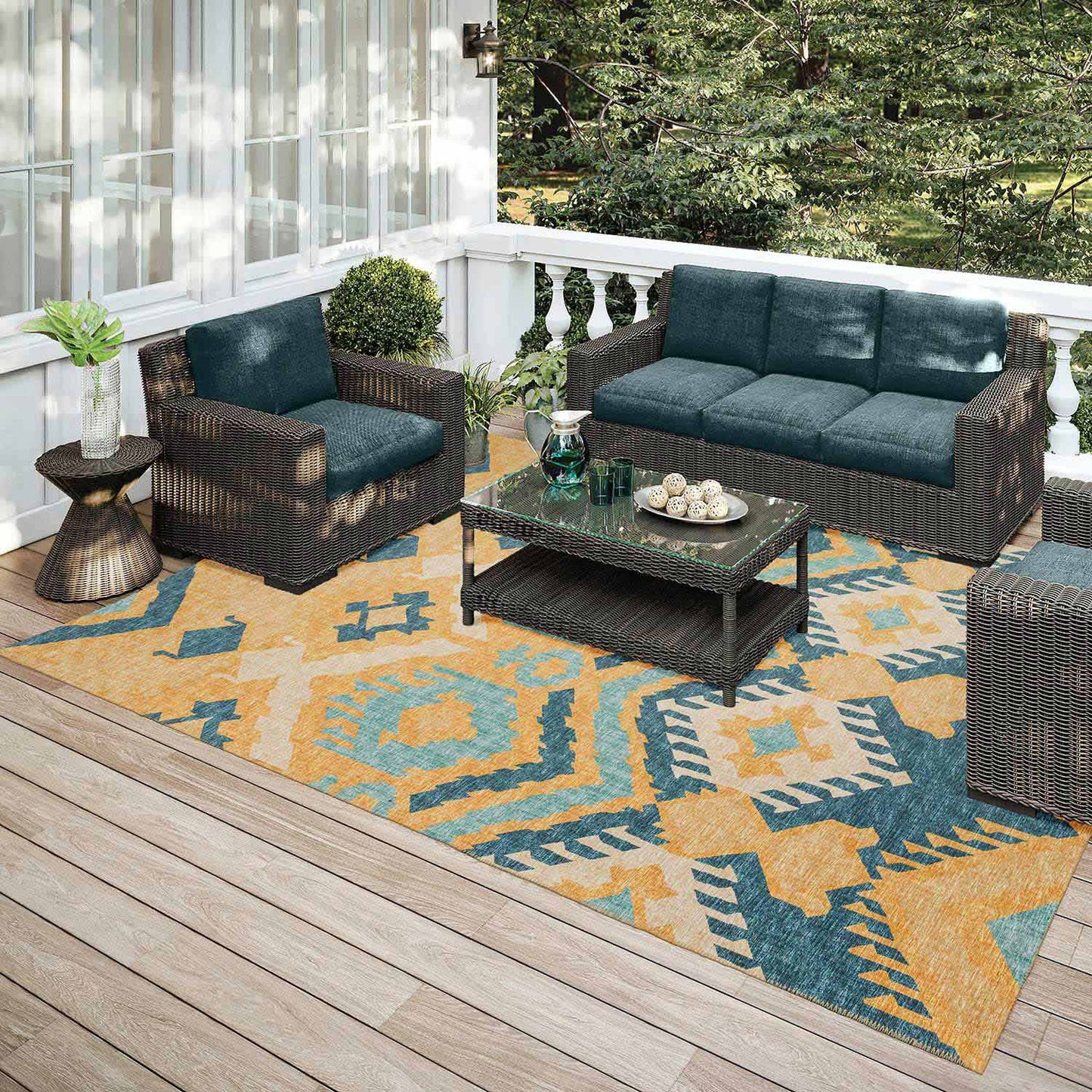 Sedona Indoor/Outdoor Rug Marigold 5' x 7'6"