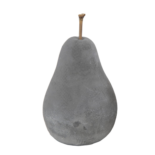 Pear Cement 5"H