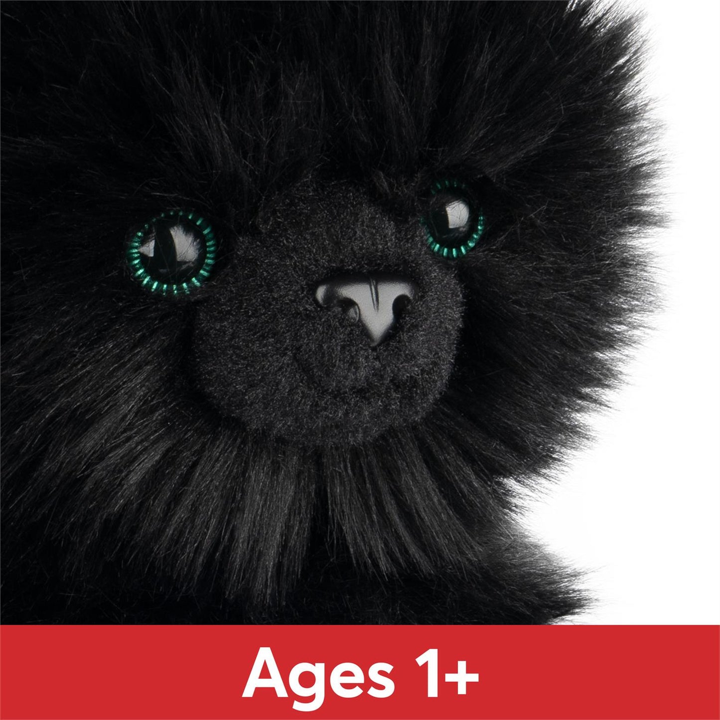 Plush Cat & Dog Collection Kitten Xavier Black 9"