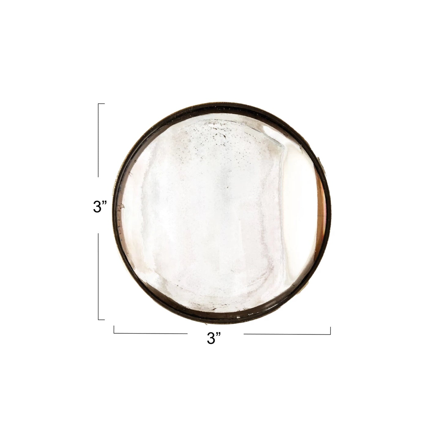 Magnifying Glass Paperweight 3" Round
