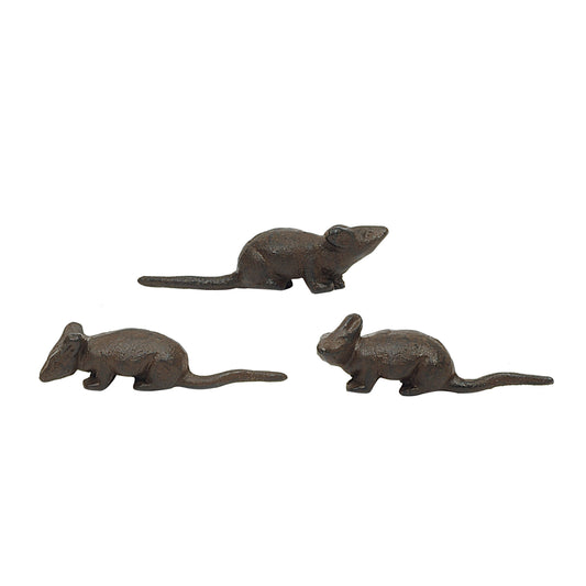 Mouse Cast Iron 3 Poses (Sold Separately)