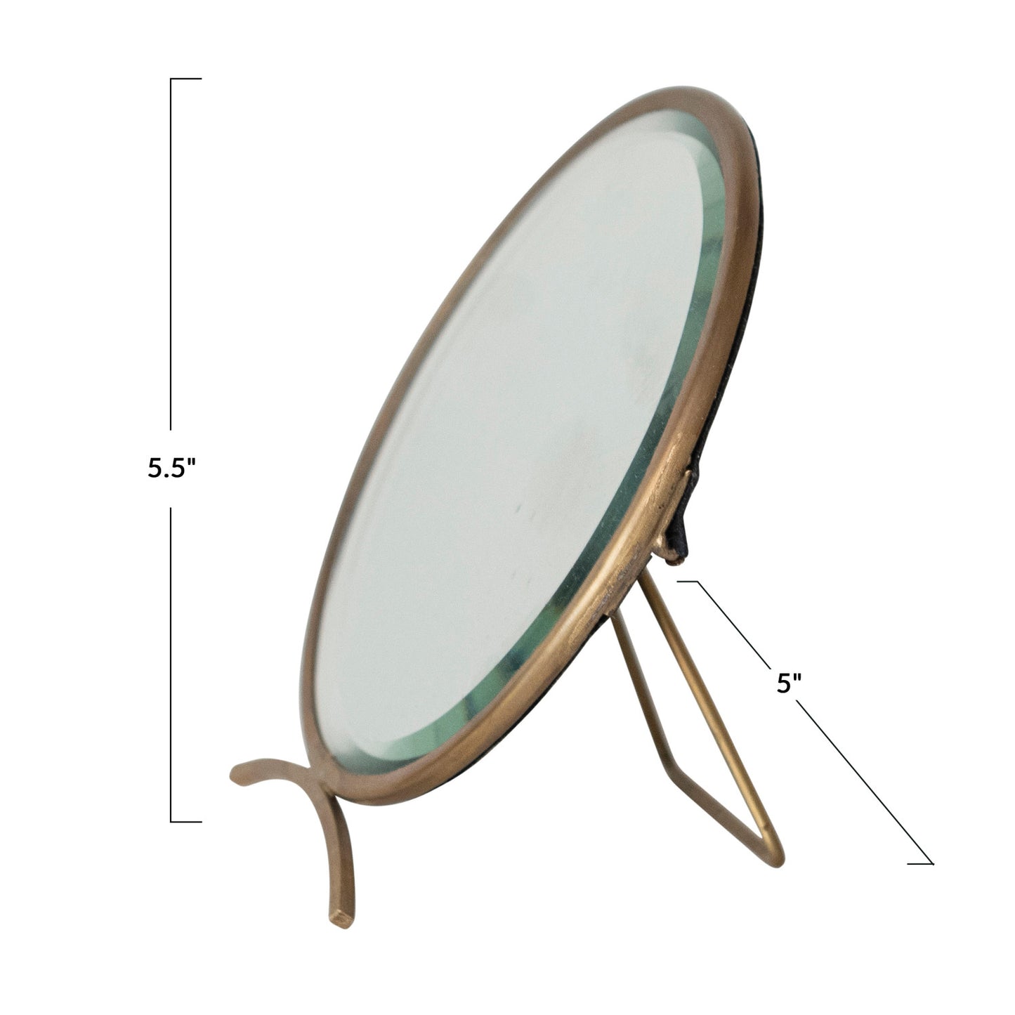 Mirror Antique Brass Mirror Folding