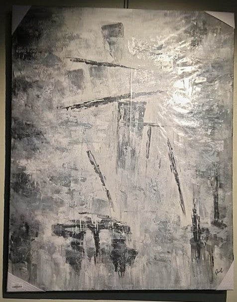 Gallery Wrap - Frozen 40x50" (100% Hand Painted)