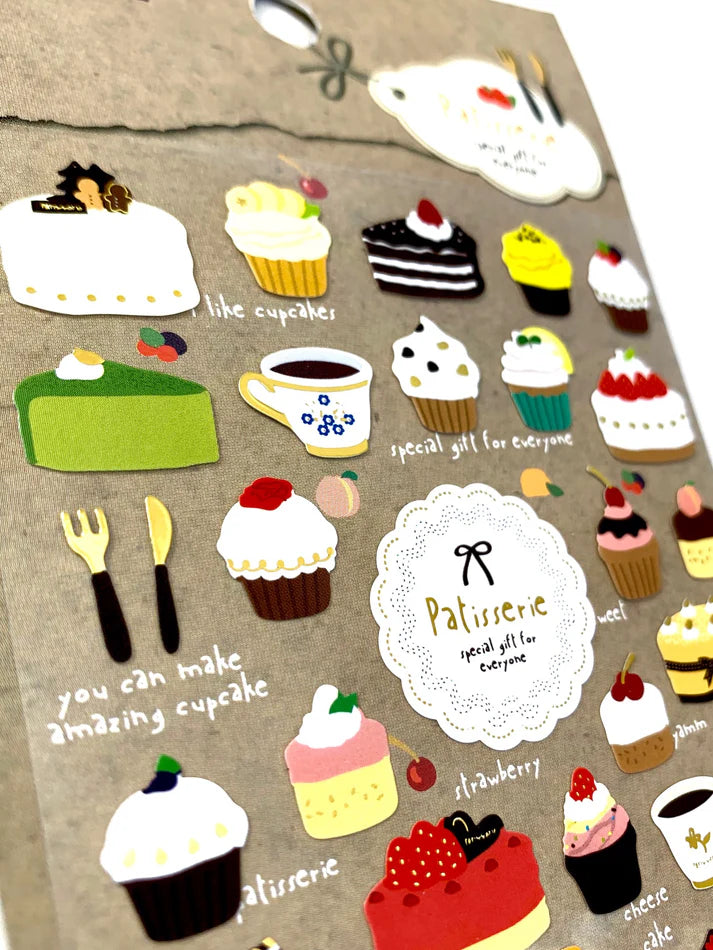 Stickers Patisserie Pastries