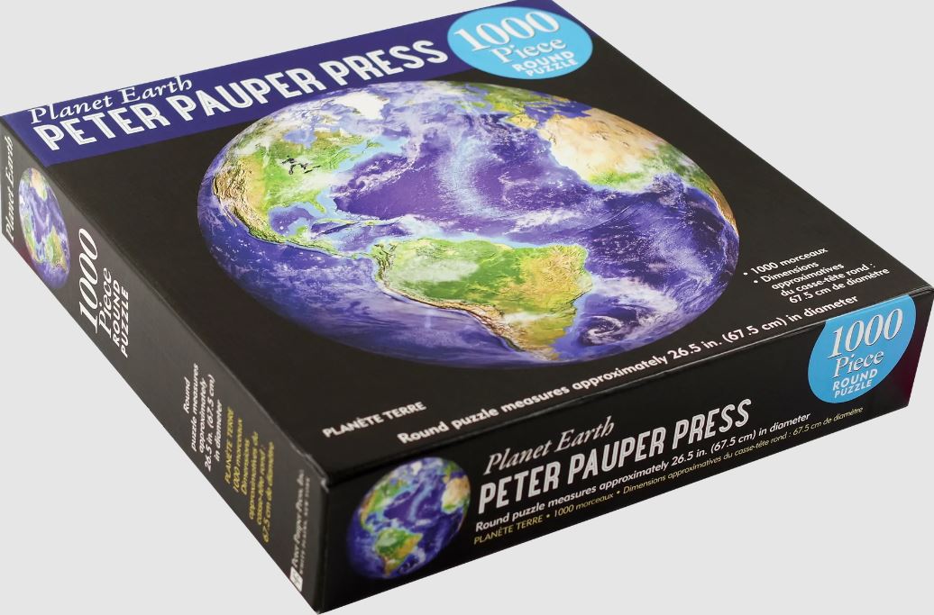 Puzzle 1000 Piece Round Planet Earth