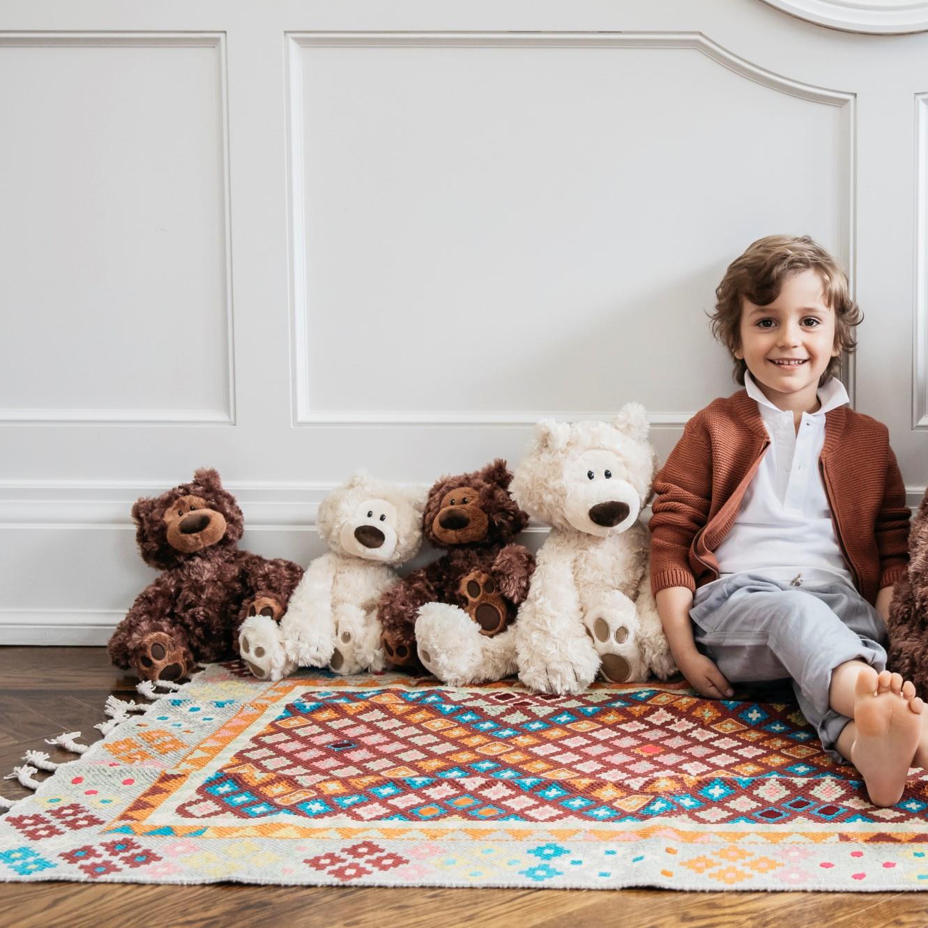 Plush Forever Friends Bear Philbin Chocolate Brown 12"